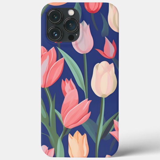 Tulpenpatroon. Case-Mate iPhone Case (Achterkant)