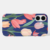 Tulpenpatroon. Case-Mate iPhone Case (Achterkant (horizontaal))