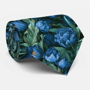 Tulpenpatroon Groom Wingerd Trouwdag Stropdas