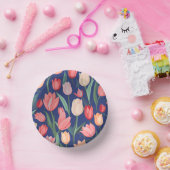 Tulpenpatroon. Papieren Kommen (Feest)