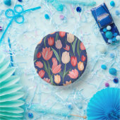 Tulpenpatroon. Papieren Kommen (Feest)