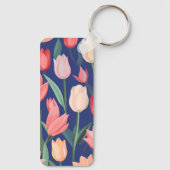 Tulpenpatroon. Sleutelhanger (Achterkant)