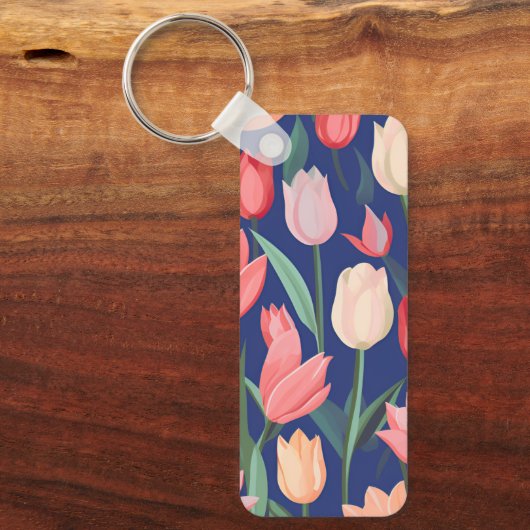 Tulpenpatroon. Sleutelhanger (Voorkant)