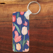 Tulpenpatroon. Sleutelhanger (Achterkant)