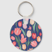 Tulpenpatroon. Sleutelhanger (Achterkant)