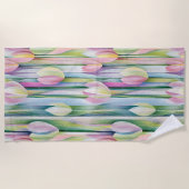  tulpenpatroon strandlaken (Voorkant)