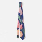 Tulpenpatroon. Stropdas (Achterkant)