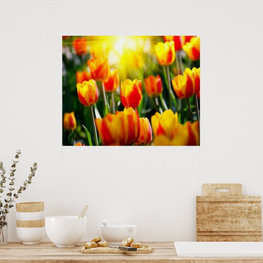 TulpenPoster Poster (Keuken)