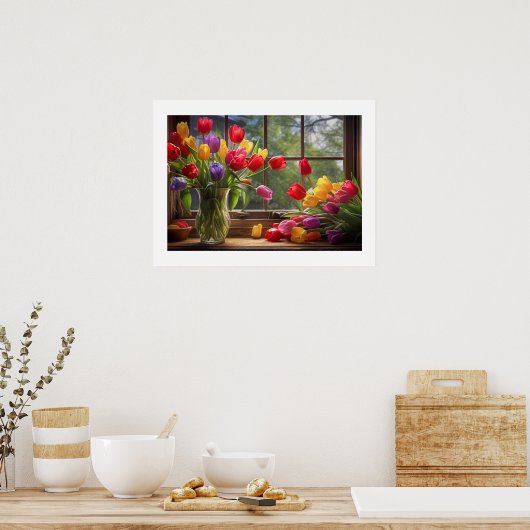 TulpenPoster Poster (Keuken)