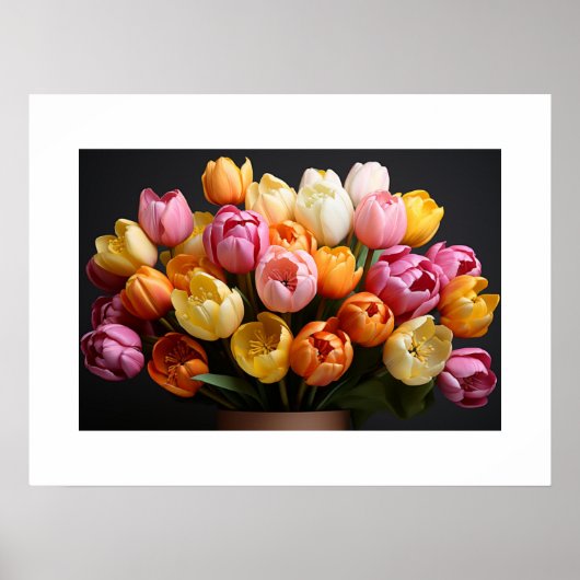 TulpenPoster Poster (Voorkant)