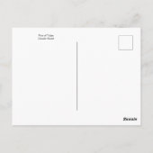 Tulpenpotten van het Claude Monet-Briefkaart Briefkaart (Achterkant)