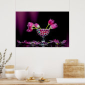 Tulpenpracht in Roze Poster (Keuken)