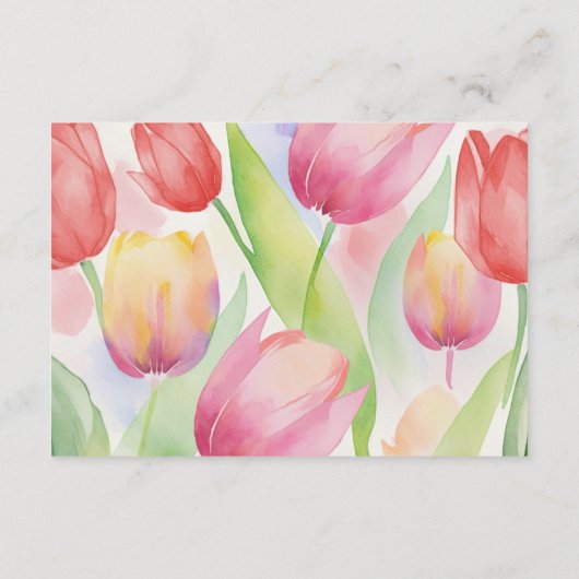 Tulpenrecept Kaarten (Achterkant)