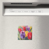 Tulpenregenboog Magneet (Insitu (Vaatwasser))