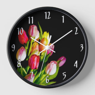 Tulpenschilderij - Originele bloemkunst