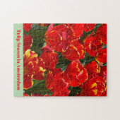 Tulpenseizoen in Amsterdam Legpuzzel (Horizontaal)