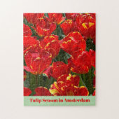 Tulpenseizoen in Amsterdam Legpuzzel (Verticaal)
