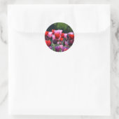 TulpenStickers Ronde Sticker (Tas)