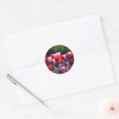 TulpenStickers Ronde Sticker (Envelop)