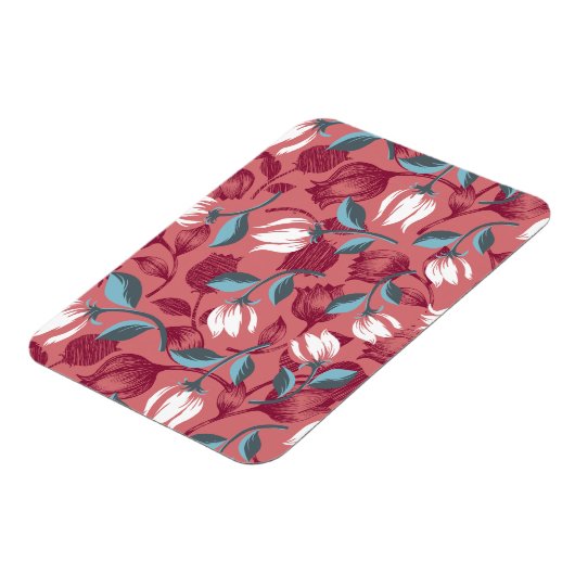 Tulpensymfonie: bloemenpatronen magneet (Linkerzijde)