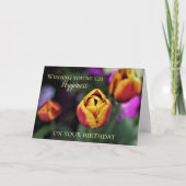 Tulpentijd Verjaardag Kaart (Voorkant)