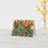 Tulpentijdschriftkaarten Kaart (Gele Bloem)