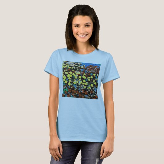 Tulpentop met droomeffect t-shirt (Voorkant volledig)