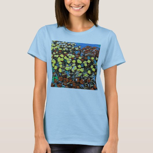 Tulpentop met droomeffect t-shirt (Voorkant)