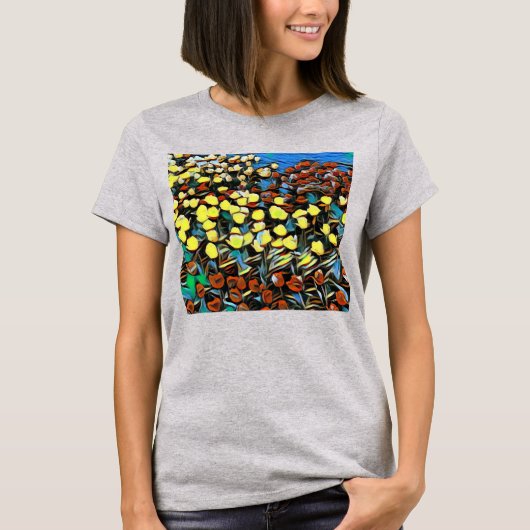 Tulpentop met droomeffect t-shirt (Voorkant)