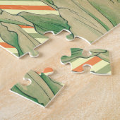 Tulpentrio  retro kunst legpuzzel (Zijkant)