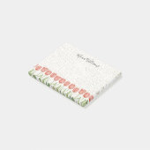 Tulpentuin 4x3 post-it® notes (Schuin)