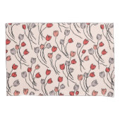 Tulpentuin in roze kussensloop (Voorkant)