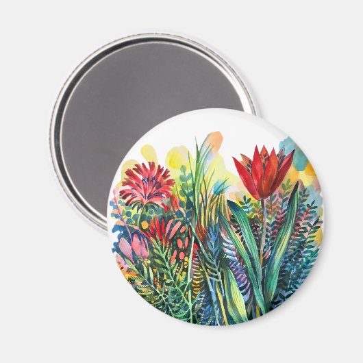 Tulpentuin Magneet (Voorkant / Achterkant)