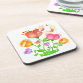 tulpentuinvlinder bier onderzetter (Linkerzijde)