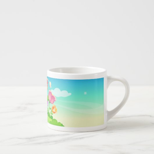 tulpentuinvlinder espresso kop (Rechts)