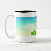 tulpentuinvlinder tweekleurige koffiemok (Links)