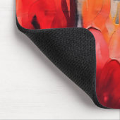 Tulpenveld – Abstracte bloemenintensiteit Muismat (Hoek)
