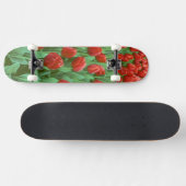 Tulpenveld bloeit in de lente. skateboard (Horizontaal)