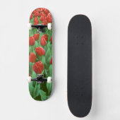 Tulpenveld bloeit in de lente. skateboard (Voorkant)