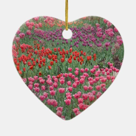 Tulpenveld Keramisch Ornament (Achterkant)