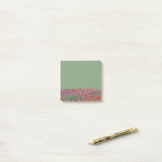 Tulpenveld Post-it® Notes (Op bureau)