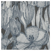 Tulpenverval indigo stof (Close Up)