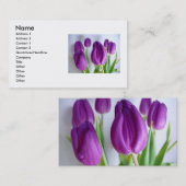TulpenVisitekaartje Visitekaartje (Voorkant / Achterkant)