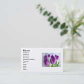 TulpenVisitekaartje Visitekaartje (Staand voorkant)