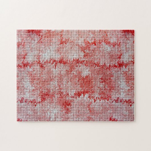 Tulpenweefselpatroon Legpuzzel (Horizontaal)