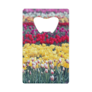 Tulpenweide in de Skagit-vallei, Creditkaart Flessenopener