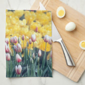 Tulpenweide in de Skagit-vallei, Theedoek (Quarter Fold)