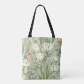 Tulpenweide in Sage Green Tote Bag (Achterkant)