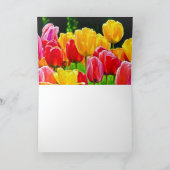 TulpenWenskaart Feestdagen Kaart (Binnen)