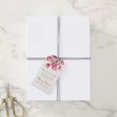 Tulpenzaadpakket Herdenkingsdienst Cadeaulabel (Met Touw)